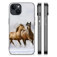 iPhone 15 Plus Dierenprint Telefoonhoesje Paarden