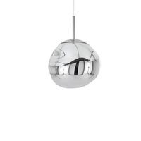 Hanglamp Sanimex Njoy Met E27 Fitting 36 cm Inclusief 4W Lamp Glas Chroom Sanimex - thumbnail