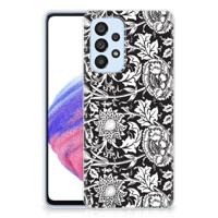 Samsung Galaxy A53 5G | TPU Case | Black Flowers