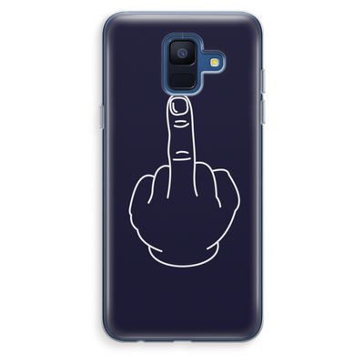 F**k U: Samsung Galaxy A6 (2018) Transparant Hoesje
