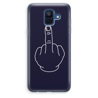 F**k U: Samsung Galaxy A6 (2018) Transparant Hoesje