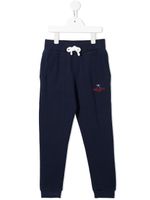 Hackett Kids pantalon de jogging à logo imprimé - Bleu