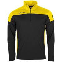 Stanno 408015 Pride 1/4 Zip Top - Black-Yellow - XXL