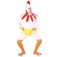 Witte kip/haan verkleedkleding kostuum - dierenpak - Carnavals outfit - Kippen - thumbnail