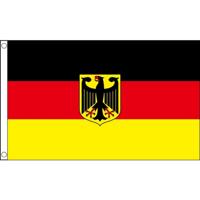 Klein formaat supporters landen vlag Duitsland - 60 x 90 cm - Landen feestartikelen - polyester