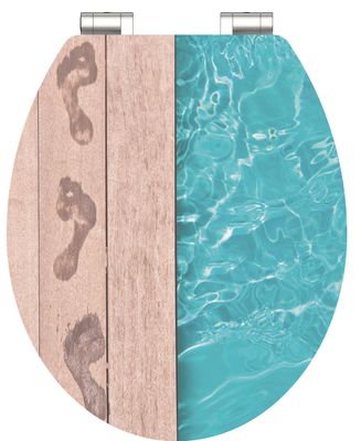 Schutte MDF High Gloss WC-bril POOLSIDE met soft-close
 80539
