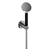Hotbath Cobber M442 ronde handdouche met wandsteun en uitlaat en doucheslang 150cm chroom M442CR