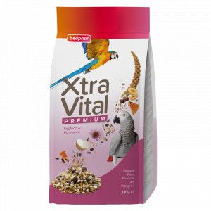 Beaphar Xtra Vital papegaaienvoer 3 kg