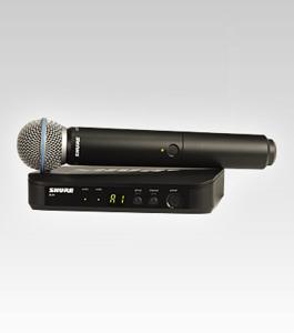 Shure BLX24/B58 Zwart Microfoon voor podiumpresentaties