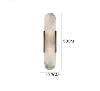 Luxe Marmeren Wandlamp - Modern Design met Stijlvolle Verlichting