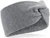 Beechfield CB432 Twist Knit Headband - Grey Marl - One Size