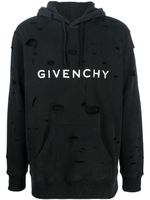 Givenchy hoodie Archetype à effet usé - Noir - thumbnail