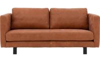 Goossens Excellent Bank Nuance cognac, leer, 2,5-zits, urban industrieel Goossens Excellent Bank Nuance cognac, leer, 2,5-zits, urban industrieel