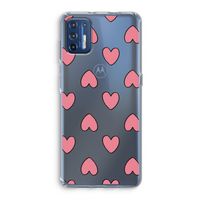 Ondersteboven verliefd: Motorola Moto G9 Plus Transparant Hoesje
