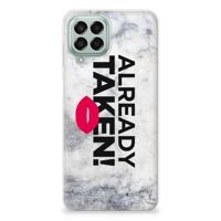 Samsung Galaxy M33 | Siliconen hoesje | met naam Already Taken White