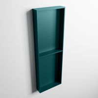 MONDIAZ EASY Nis 149,5x29,5cm in solid surface kleur Smag | Smag. 2 vakken geschikt voor in- of opbouw