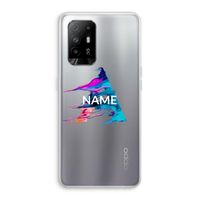 Abstract Spectrum: Oppo A95 5G Transparant Hoesje