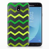 Samsung Galaxy J7 2017 | J7 Pro | TPU bumper | Zigzag Groen