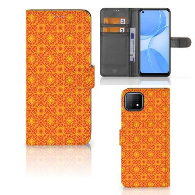 OPPO A73 5G | Telefoon Hoesje | Batik Oranje