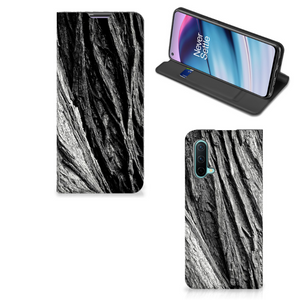 Book Wallet Case OnePlus Nord CE 5G Boomschors Grijs