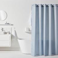 Douchegordijn TODAY Blauw Polyester 180 x 200 cm (12 Stuks)