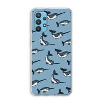 Narwhal: Samsung Galaxy A32 4G Transparant Hoesje