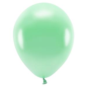 Party ballonnen eco/biologisch afbreekbaar - 100x - mintgroen - Milieuvriendelijke Feestversiering