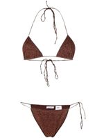 Oséree bikini Lumière à paillettes - Marron