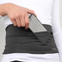 Persoonlijke grote capaciteit stretch Tablet zakken reizen anti-diefstal zak telefoon tas grootte: XL (grijs)