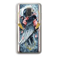 Golden Raven: Samsung Galaxy A8 (2018) Transparant Hoesje