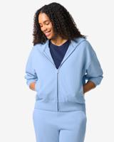 HEMA Dames sweatvest lichtblauw (lichtblauw)