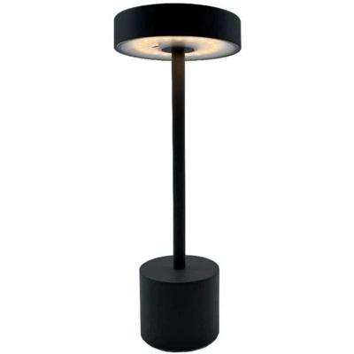 Snoerloze tafellamp - LUMISKY - ROBY - H30 cm - Aluminium Touch - Donkergrijs - LED