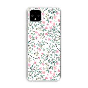 Sierlijke bloemen: Pixel 4 XL Transparant Hoesje