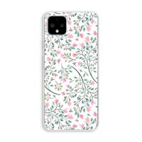 Sierlijke bloemen: Pixel 4 XL Transparant Hoesje