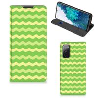 Samsung Galaxy S20 FE | Hoesje met Magneet | Waves Green