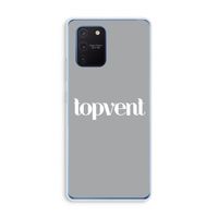 Topvent Grijs Wit: Samsung Galaxy Note 10 Lite Transparant Hoesje