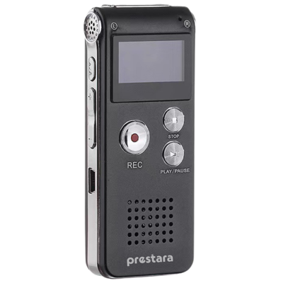 Professionele Digitale Voice Recorder - Draagbare Dictafoon met 560 Uur Opnamecapaciteit en Kristalhelder Geluid!