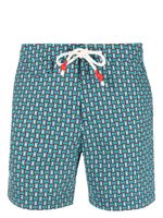 Orlebar Brown short de bain à imprimé géométrique - Bleu