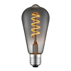 Home sweet home LED lamp Drop Spiral E27 4W dimbaar - smoke
