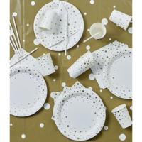 Paperdreams Party table set - goud/wit - thumbnail