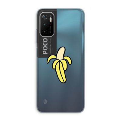 Banana: Xiaomi Poco M3 Pro 5G Transparant Hoesje