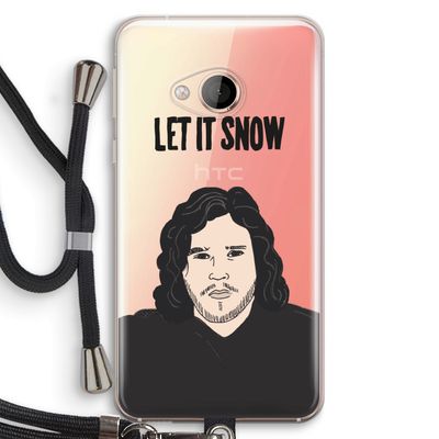 Let It Snow: HTC U Play Transparant Hoesje met koord