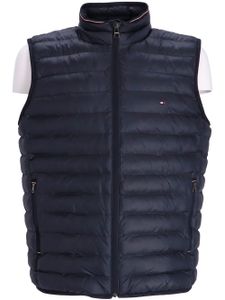 Tommy Hilfiger gilet à design matelassé - Bleu