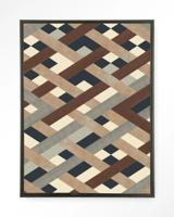 Urban Cotton Wandkleed 'Timber' 110 x 145cm in Floating Frame - black Urban Cotton Wandkleed 'Timber' 110 x 145cm in Floating Frame - black