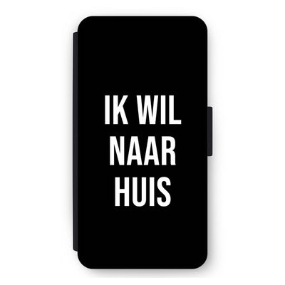 Ik wil naar huis - Zwart: iPhone 11 Pro Max Flip Hoesje