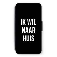 Ik wil naar huis - Zwart: iPhone 11 Pro Max Flip Hoesje