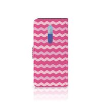 Xiaomi Redmi K20 Pro Telefoon Hoesje Waves Pink - thumbnail