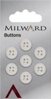 Milward Knoop Wit 11mm (7 stuks)