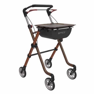 Space-I Binnenhuis Rollator | Kies uw kleur : Toffee & Bruin | Rehasense
