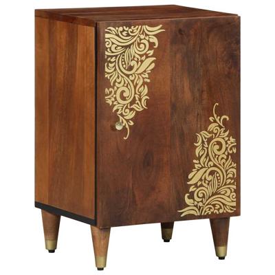 Badkamerkast Honingbruin 38 x 33 x 58 cm Massief mangohout